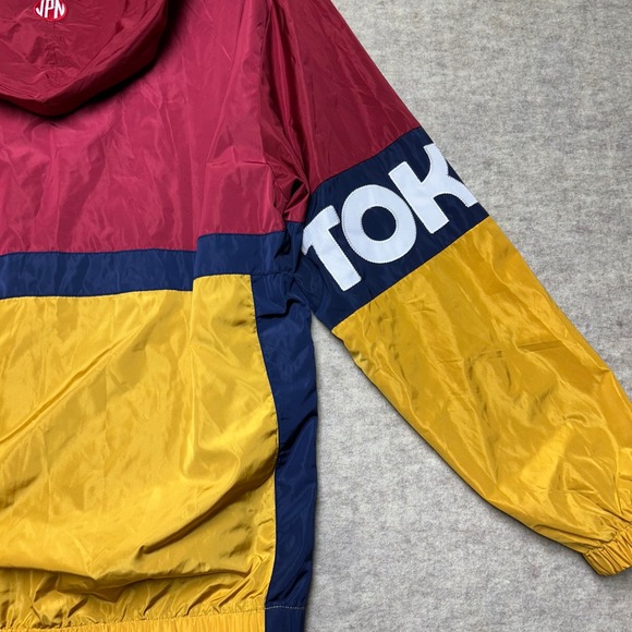 Iro-Ochi Emperors Tokyo‎ Japan Windbreaker Pullover Jacket Color Block Size M - Picture 11 of 12